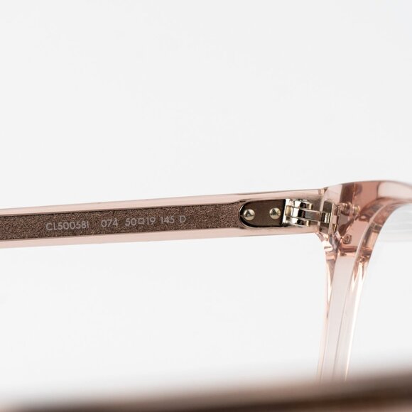 Celine THIN Women Eyeglasses Shiny Rose Demo Square CL50058I 074 BRAND NEW - Picture 5 of 9